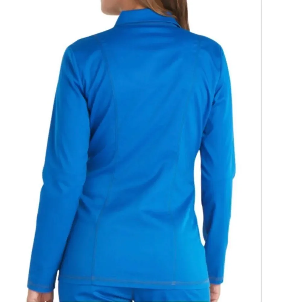 Dickies Jacket Womens Size petite Small Work Front zip up‎ Long Sleeve Blue work